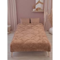 Wellsoft Silikon Yorgan Kahverengi