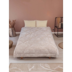 Wellsoft Silikon Yorgan Kahverengi