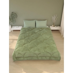 Wellsoft Silikon Yorgan Kahverengi