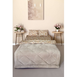 Wellsoft Silikon Yorgan Kahverengi