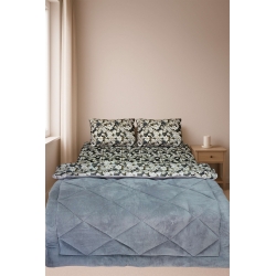 Wellsoft Silikon Yorgan Kahverengi