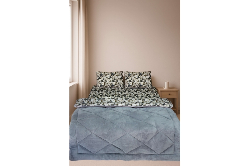 Wellsoft Silikon Yorgan Kahverengi