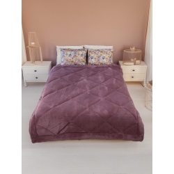 Wellsoft Silikon Yorgan Kahverengi