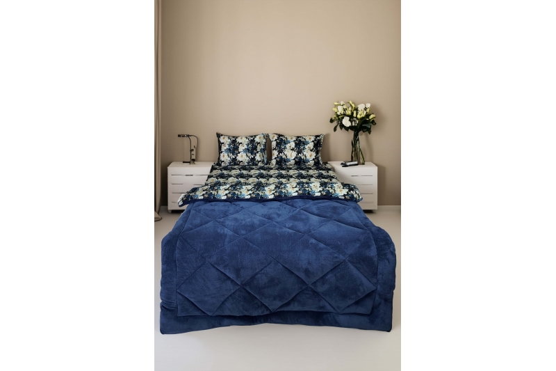 Wellsoft Silikon Yorgan Kahverengi