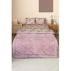 Wellsoft Silikon Yorgan Kahverengi