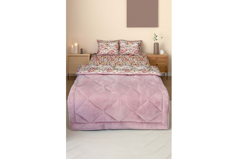 Wellsoft Silikon Yorgan Kahverengi